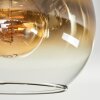 Koyoto Deckenleuchte Glas 15 cm Gold, Klar, 4-flammig