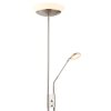 Globo GANINA Deckenfluter LED Nickel-Matt, 1-flammig