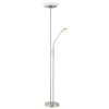 Globo GANINA Deckenfluter LED Nickel-Matt, 1-flammig