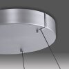 Paul Neuhaus PURE E-CLIPSE Pendelleuchte LED Silber, 2-flammig, Fernbedienung