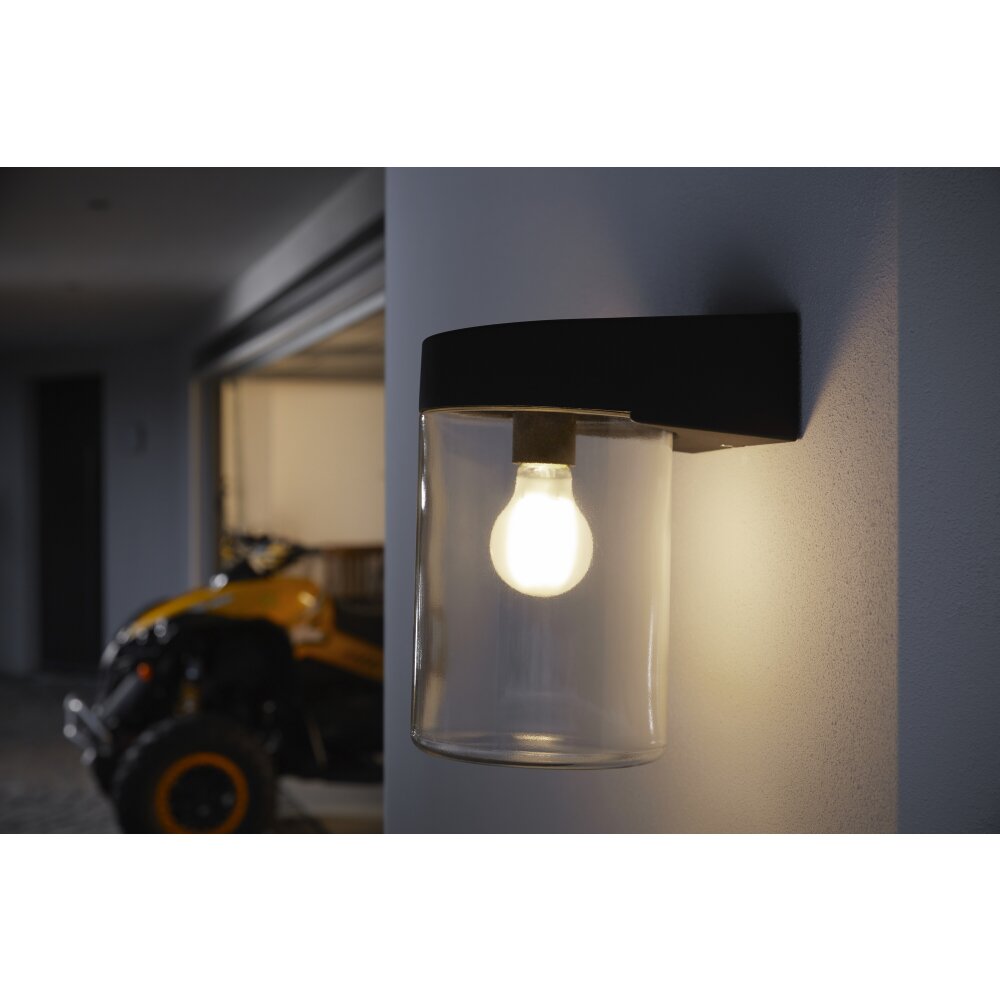 LEDvance ENDURA Außenwandleuchte Schwarz, 1-flammig main product photo