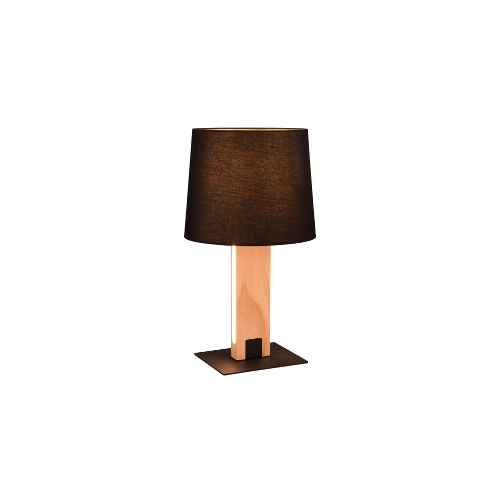 Trio RAHUL Tischleuchte Schwarz, 2-flammig main product photo