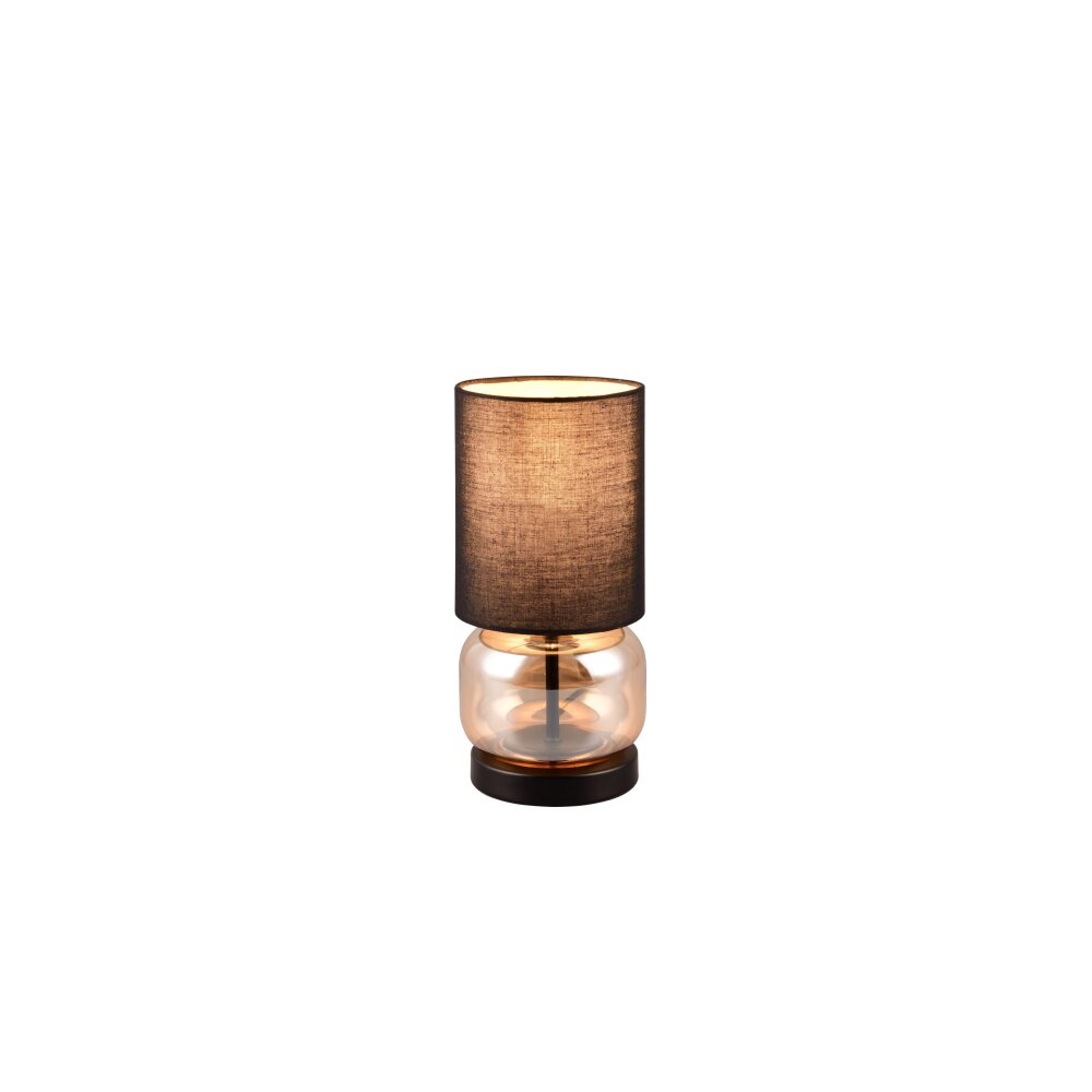 Trio ELIO Tischleuchte Schwarz, 1-flammig main product photo