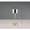 Reality JEFF Tischleuchte LED Nickel-Matt, 1-flammig