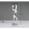 Reality PADUA Tischleuchte LED Chrom, 1-flammig