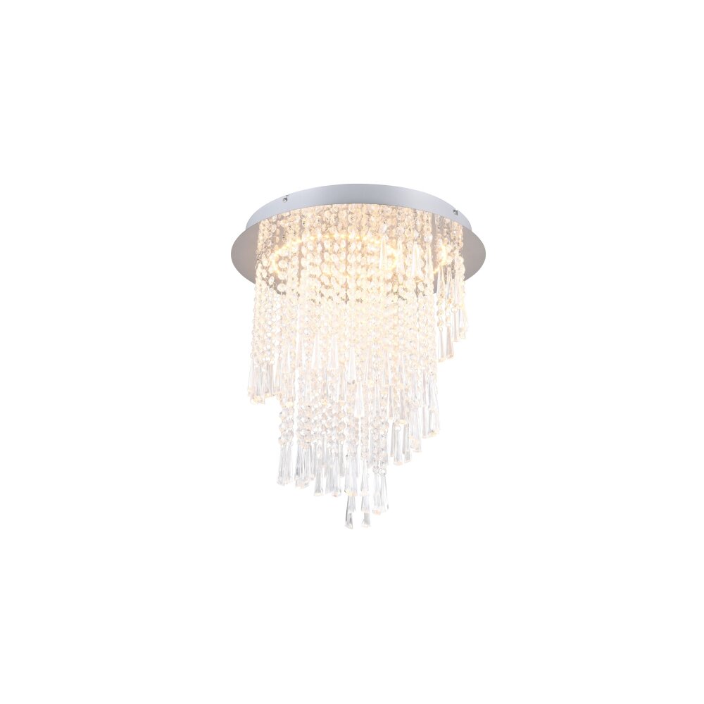 Reality POMP Deckenleuchte LED Chrom, 1-flammig, Fernbedienung main product photo