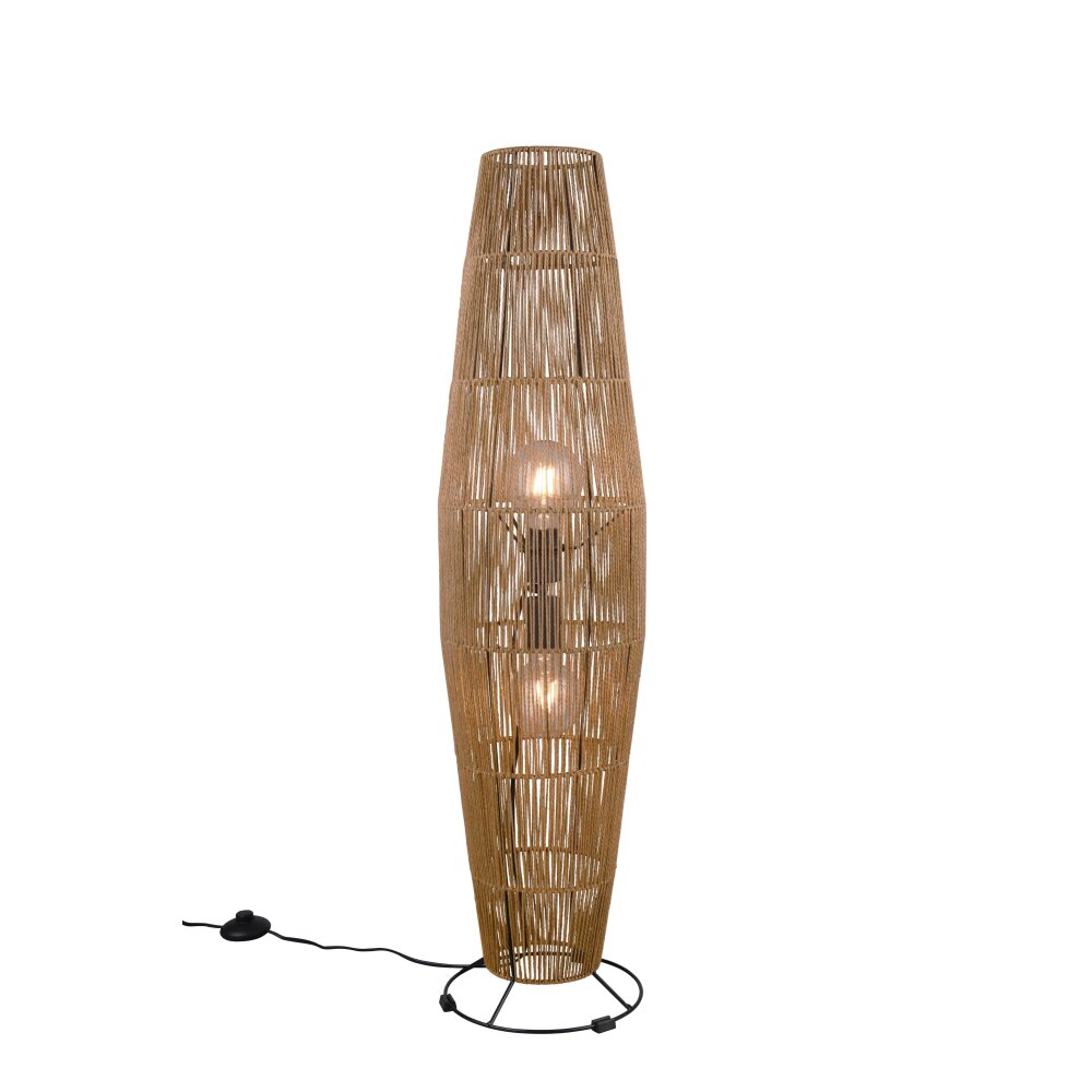 Reality MIKI Stehlampe Braun, 2-flammig main product photo