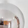 Chehalis Wandleuchte Glas 10, 12 cm Bernsteinfarben, Rauchfarben, 3-flammig