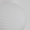 Chehalis Wandleuchte Glas 15 cm Weiß, 1-flammig