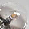 Chehalis Deckenleuchte Glas 10 cm Klar, Rauchfarben, 6-flammig