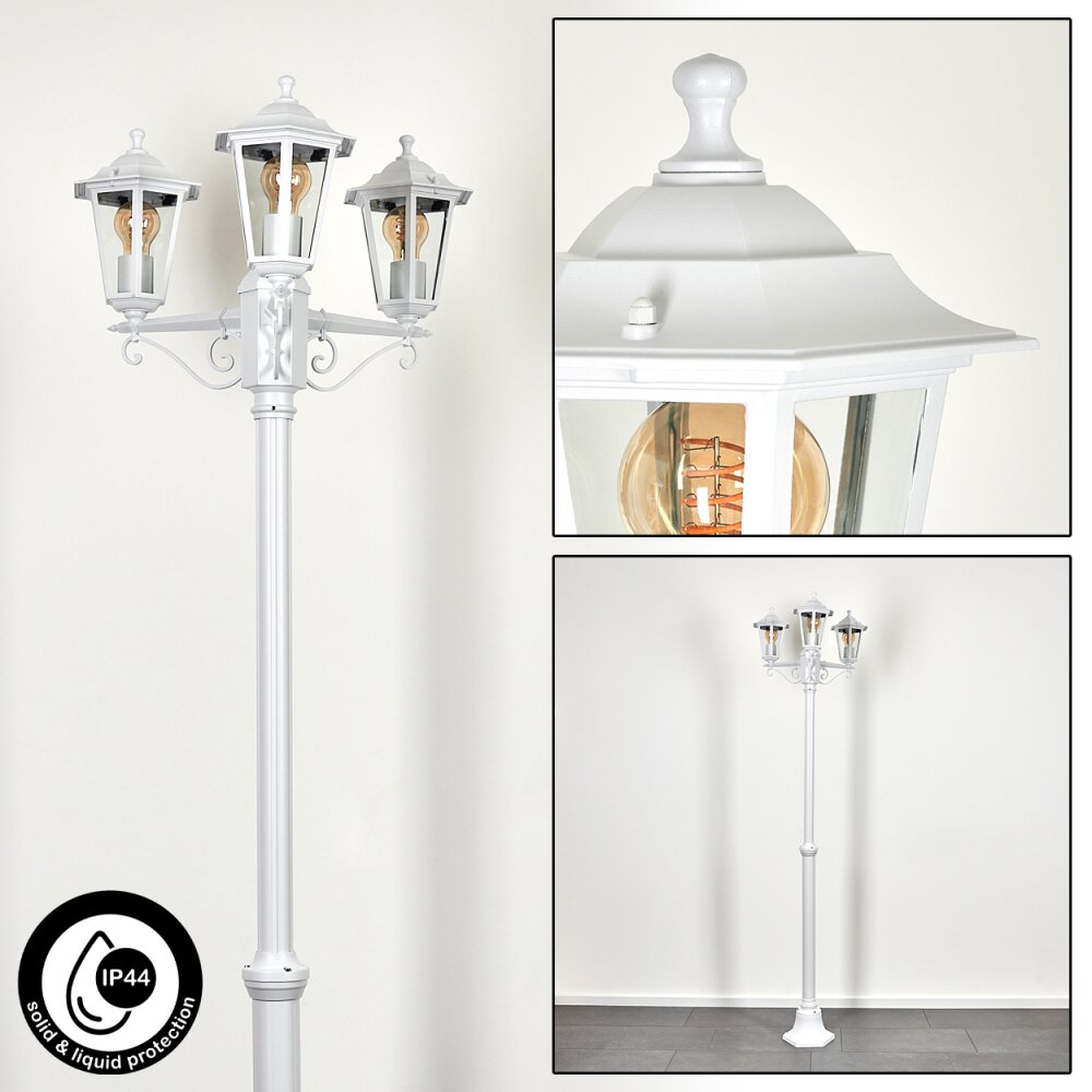 Loria Kandelaber Weiß, 3-flammig main product photo