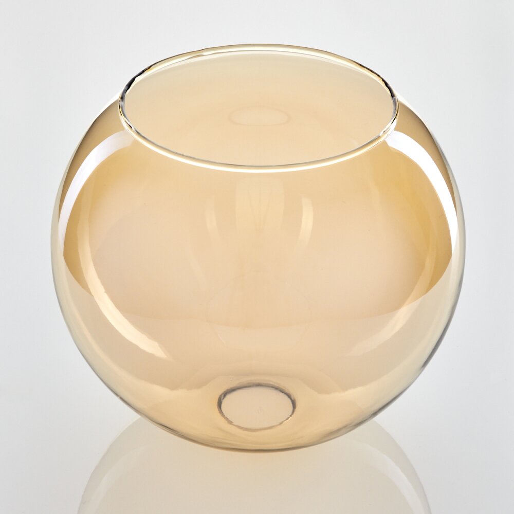 Lampenschirm aus Glas Koyoto Ersatzglas 25 cm Bernsteinfarben main product photo