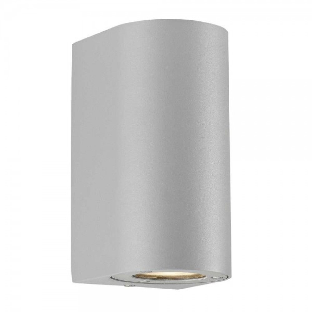 Nordlux CANTO Außenwandleuchte Silber, 2-flammig main product photo