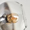 Koyoto Deckenleuchte Glas 15 cm Chrom, Klar, 6-flammig