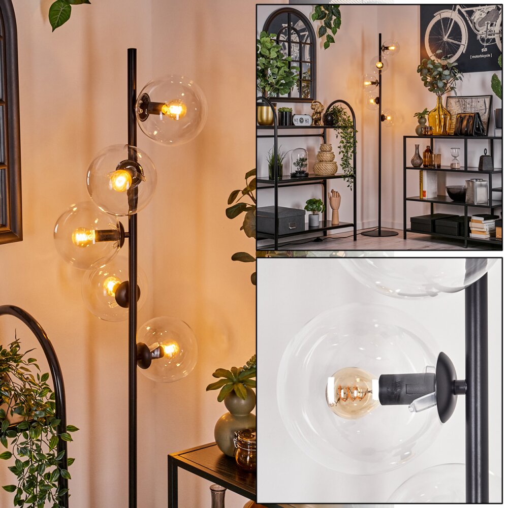 Gastor Stehleuchte Glas 15 cm Klar, 5-flammig main product photo
