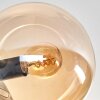Gastor Deckenleuchte Glas 15 cm Bernsteinfarben, Rauchfarben, 6-flammig
