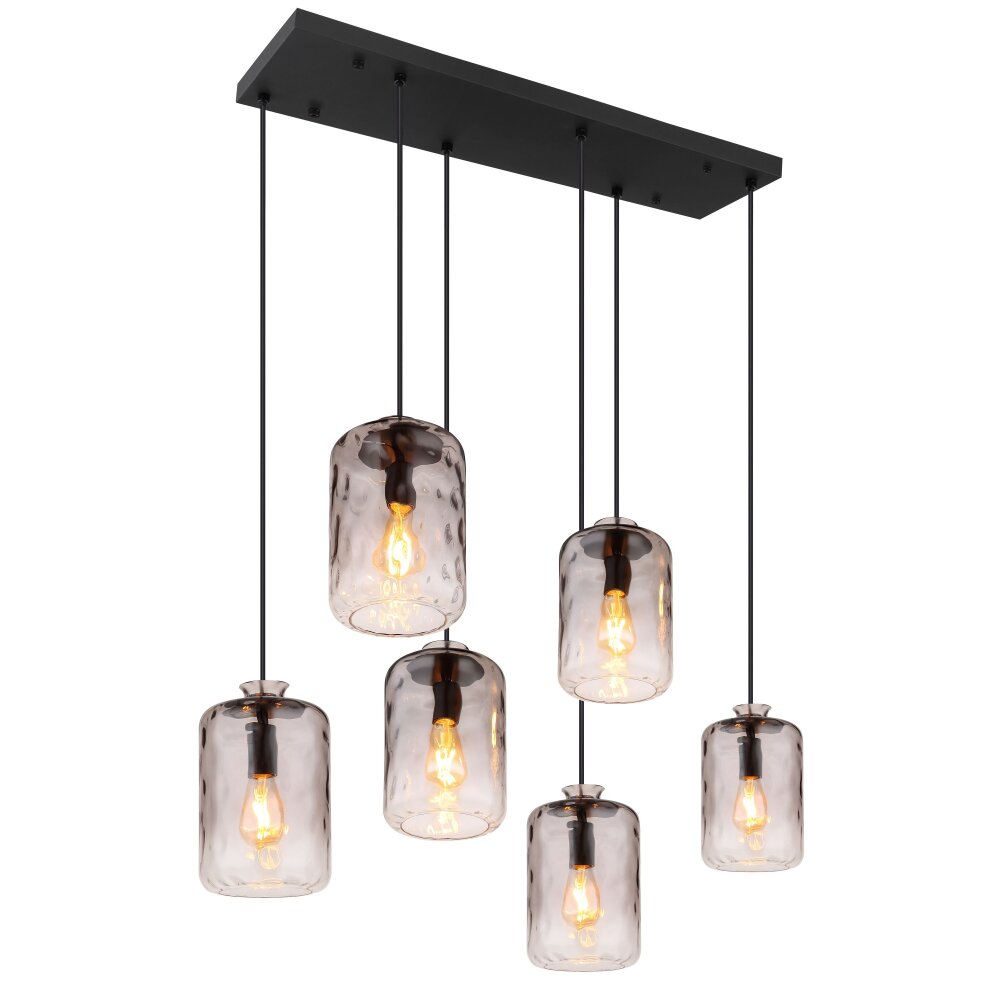 Globo DARINA Hängeleuchte Schwarz, 6-flammig main product photo