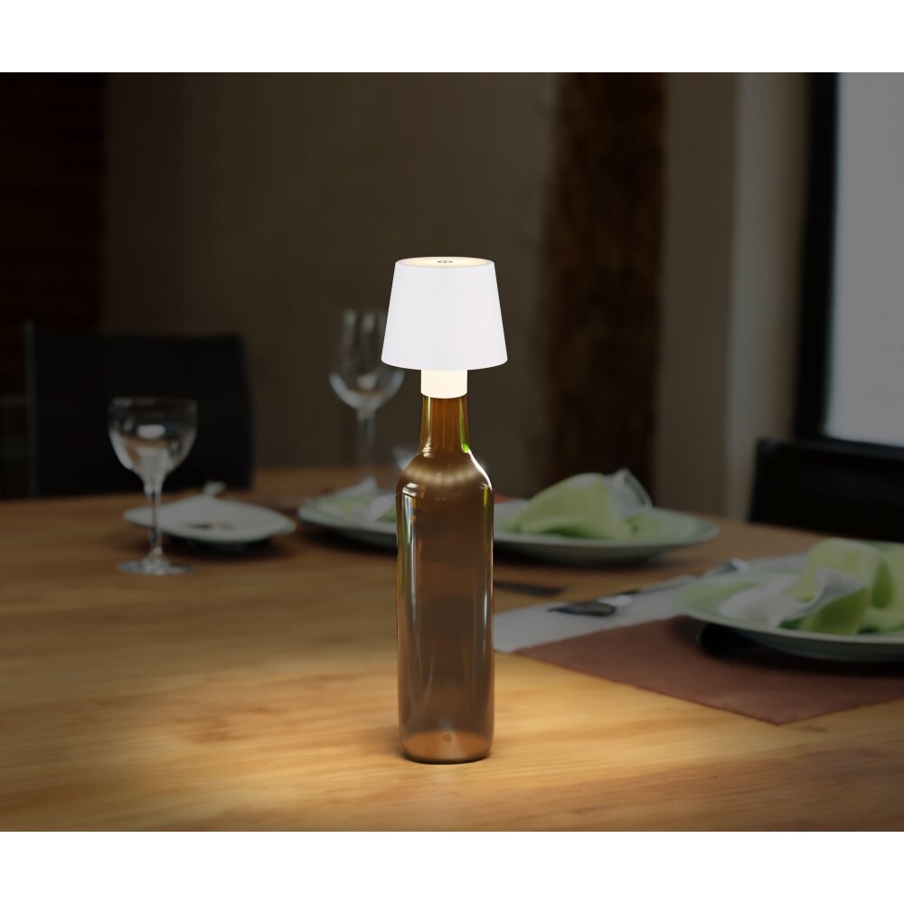 Globo VANNIE Tischleuchte LED Weiß, 1-flammig main product photo
