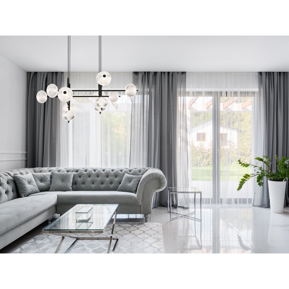 Globo AIDA Hängeleuchte LED Schwarz, 11-flammig main product photo