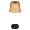 Globo SOLAR Tischleuchte LED Bernsteinfarben, Schwarz, 1-flammig Globo SOLAR Tischleuchte LED Bernsteinfarben, Schwarz, 1-flammig