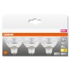 OSRAM 3er Set LED Star GU5.3 6,5 Watt 2700 Kelvin 621 Lumen Transparent, 3-flammig