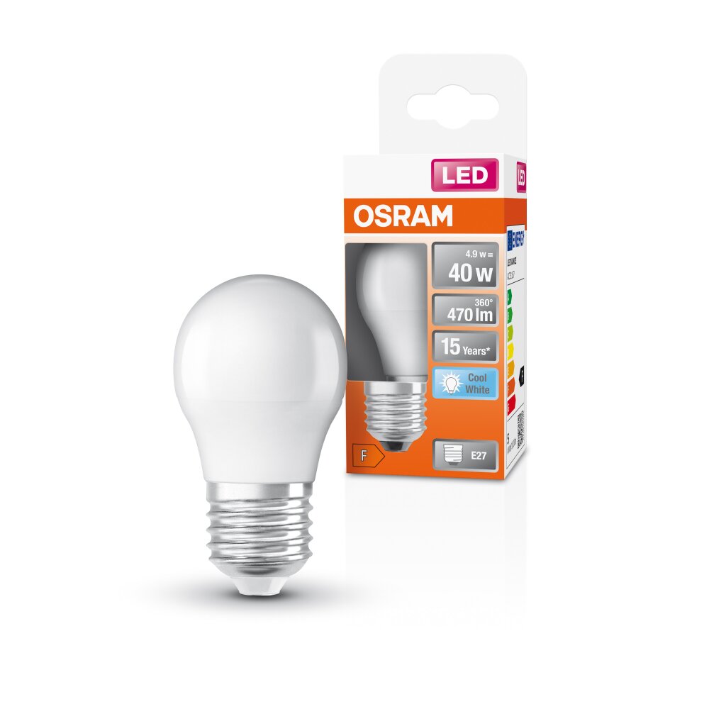 OSRAM LED Star E27 4,9 Watt 4000 Kelvin 470 Lumen main product photo