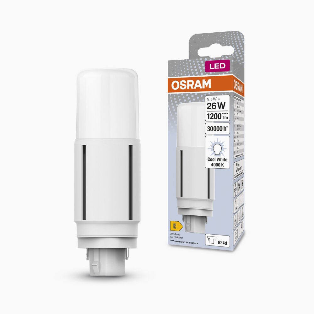 OSRAM DULUX G24d 9,5 Watt 4000 Kelvin 1200 Lumen main product photo