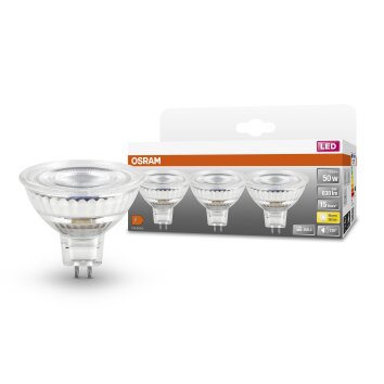 OSRAM 3er Set LED Star GU5.3 6,5 Watt 2700 Kelvin 630 Lumen