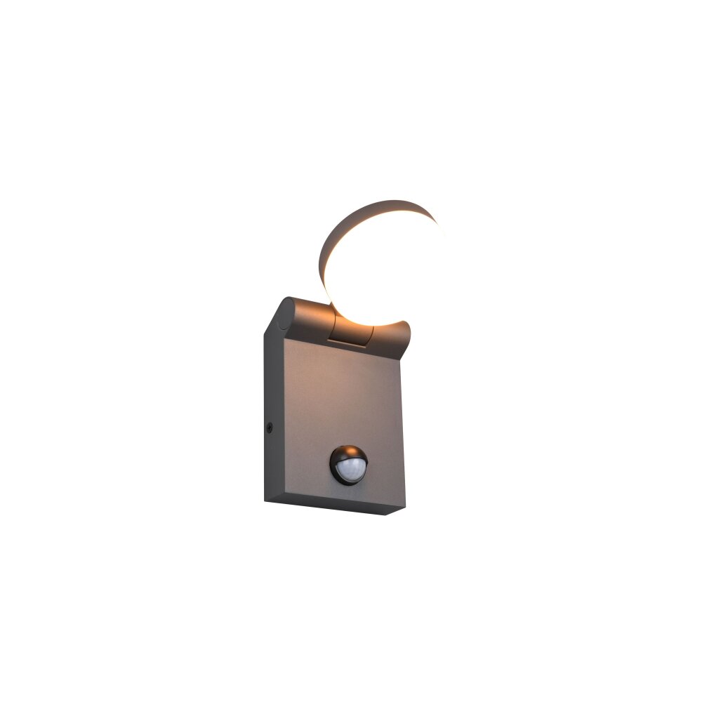 Trio ADOUR Wandleuchte LED Anthrazit, 1-flammig, Bewegungsmelder main product photo