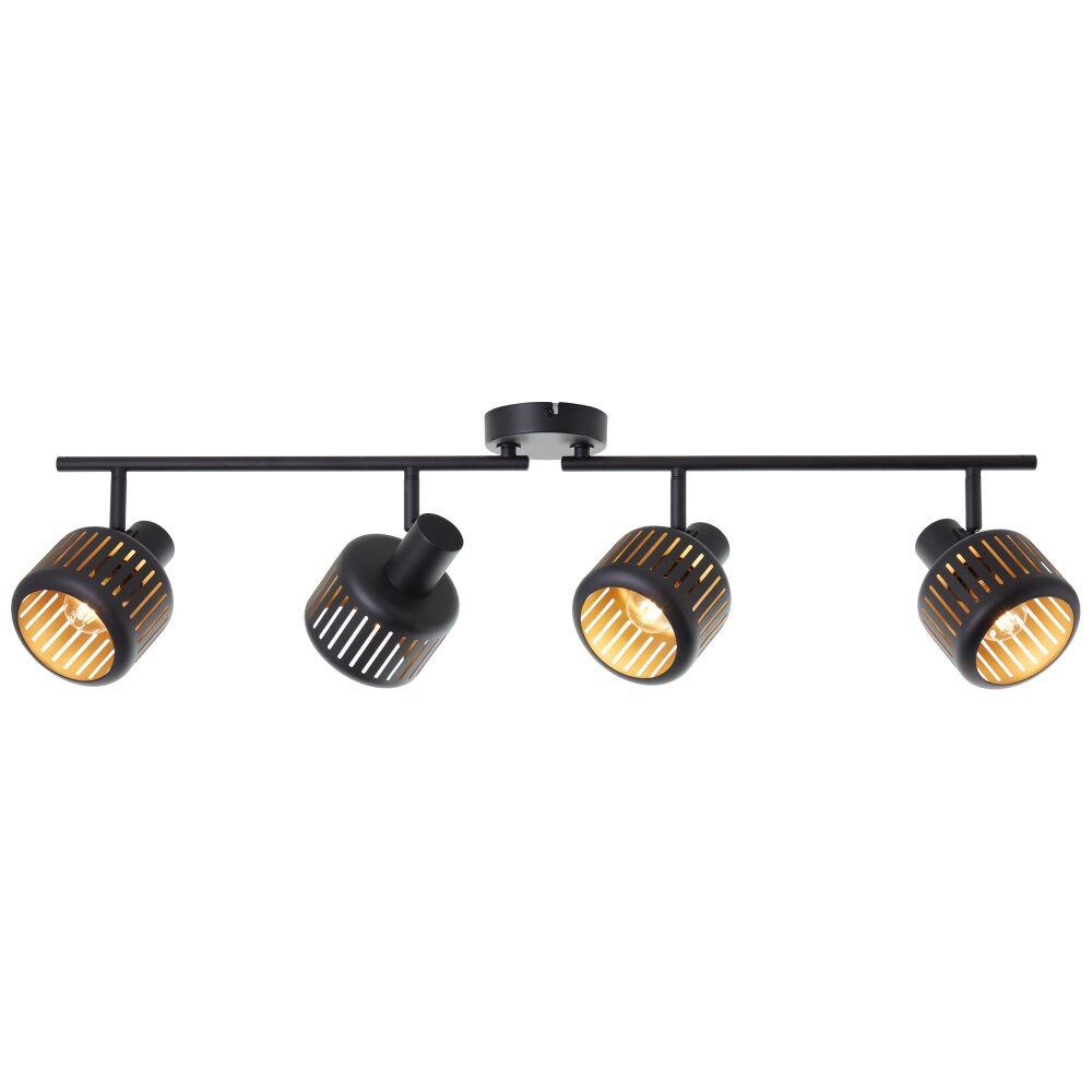 Brilliant Tyas Deckenspot Schwarz, 4-flammig main product photo