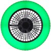 Brilliant Badria Deckenventilator LED Schwarz, 1-flammig, Fernbedienung
