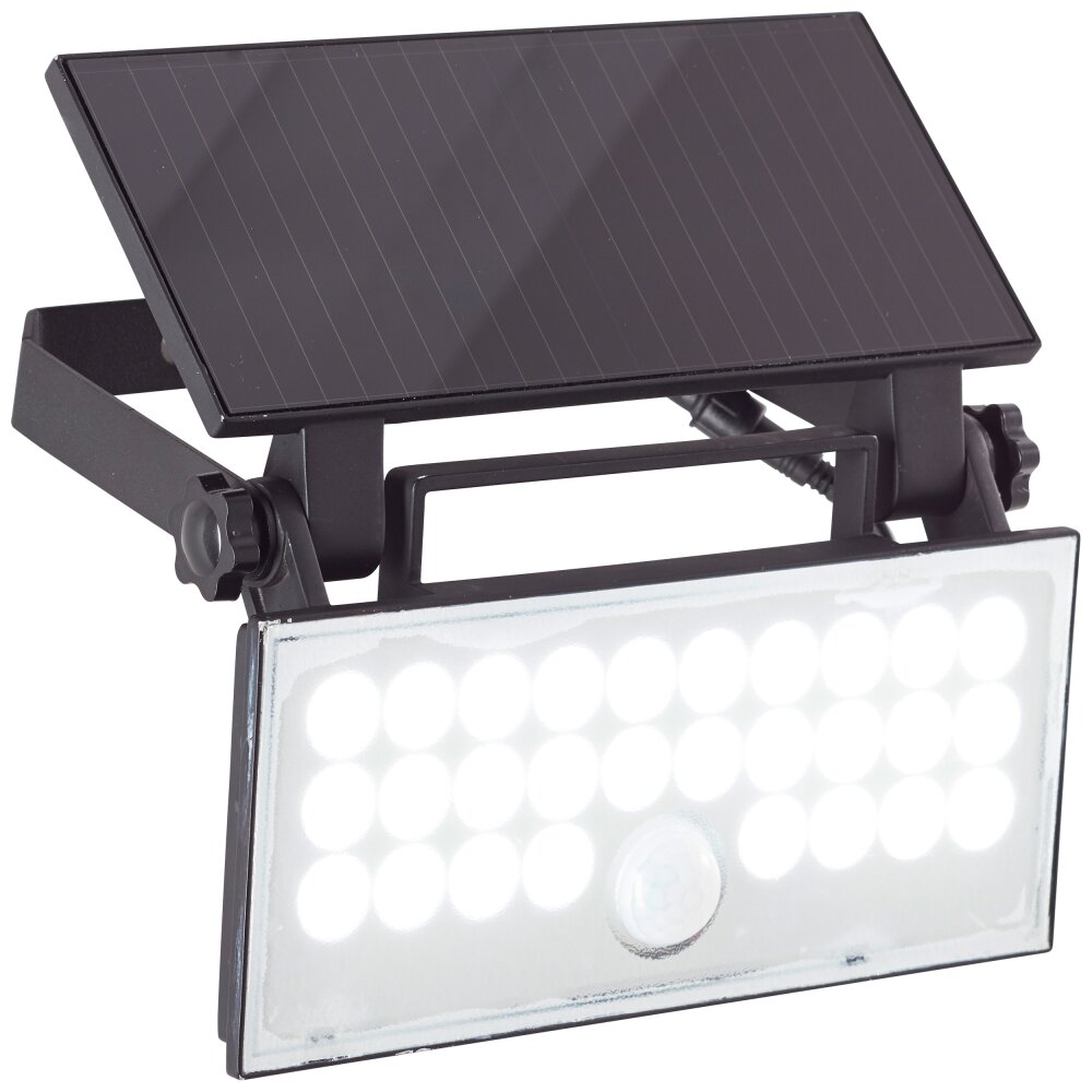 Brilliant Luton Außenwandleuchte LED Schwarz, 1-flammig, Bewegungsmelder main product photo