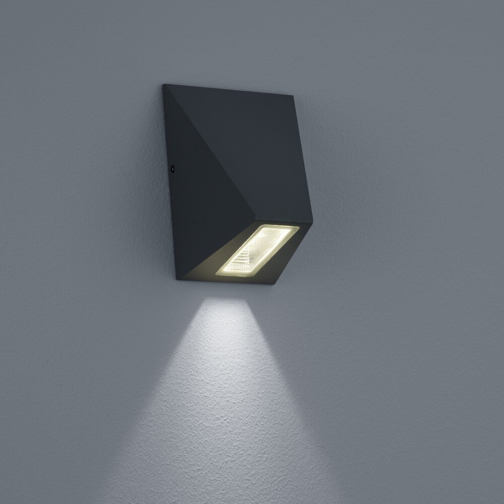 Helestra Trim Außenwandleuchte LED Schwarz, 1-flammig main product photo