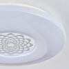Kaas Deckenleuchte LED Chrom, Weiß, 1-flammig