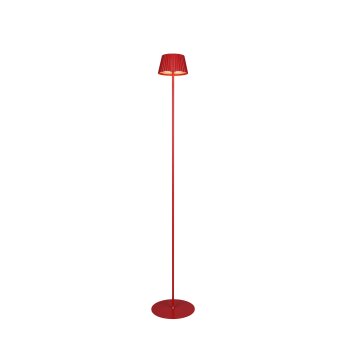 Reality SUAREZ Stehlampe LED Rot, 1-flammig