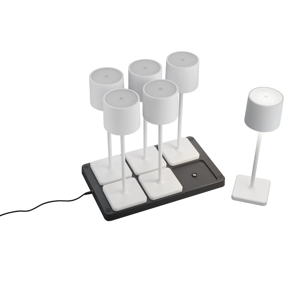 Reality FERNANDEZ Tischleuchte LED Weiß, 1-flammig main product photo