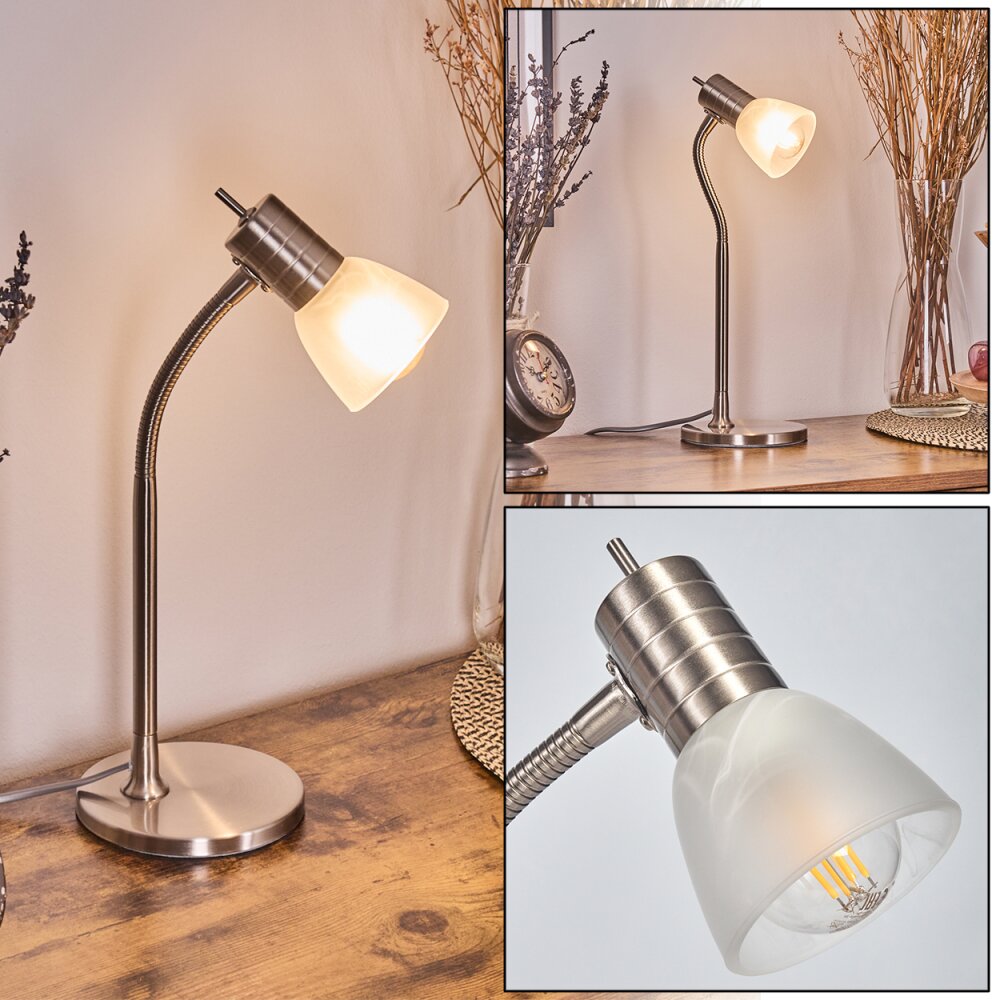 Stampen Tischleuchte Nickel-Matt, 1-flammig main product photo