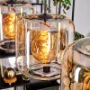 Lauden Hängeleuchte Glas 25 cm Bernsteinfarben, Klar, 4-flammig