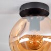 Ripoll Deckenleuchte Glas 20 cm Bernsteinfarben, 1-flammig Ripoll Deckenleuchte Glas 20 cm Bernsteinfarben, 1-flammig