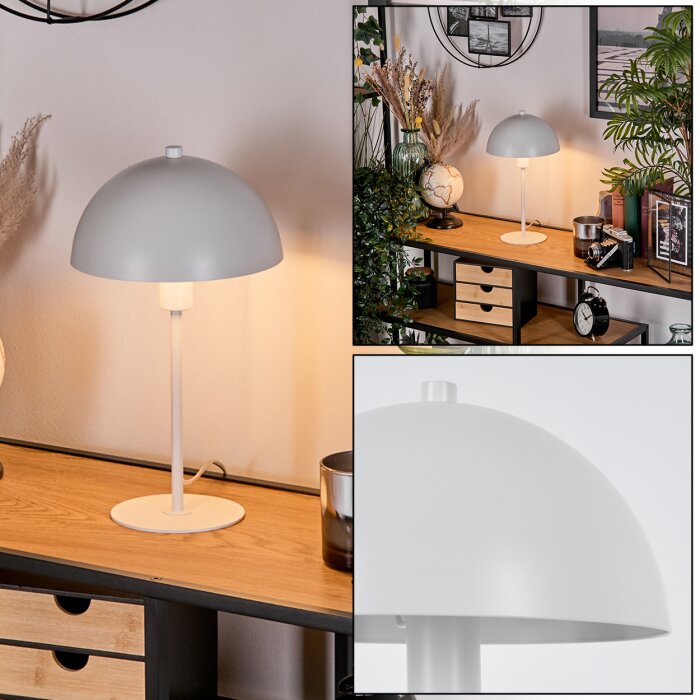 Pilzlampe Sandvig Tischleuchte Weiß, 1-flammig