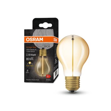 OSRAM Vintage 1906 LED E27 1,8 Watt 80 Lumen 2700 Kelvin