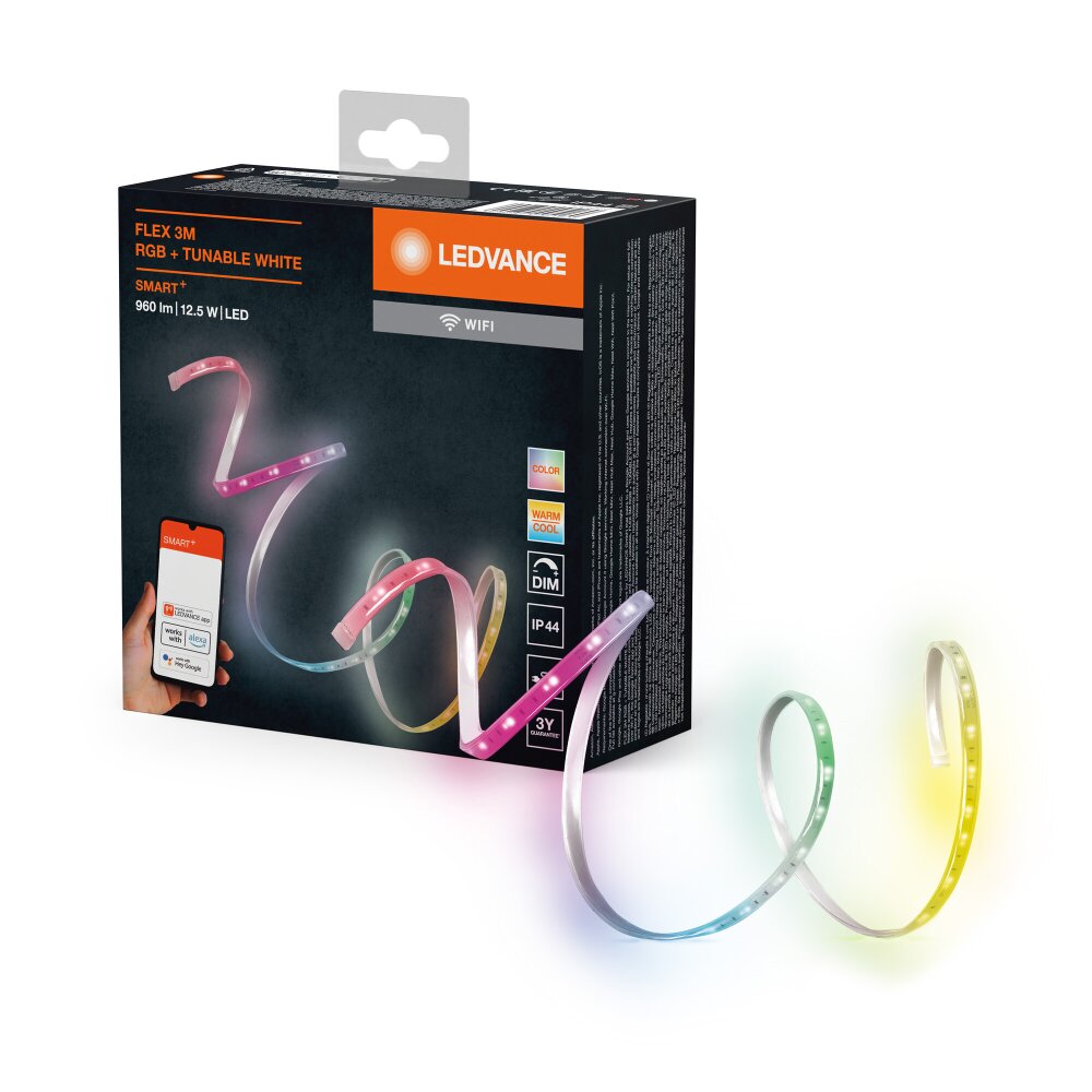 LEDVANCE Smart+ Wifi LED Streifen Weiß, 1-flammig, Farbwechsler main product photo