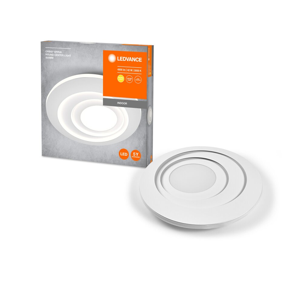LEDVANCE Orbis Deckenleuchte Weiß, 1-flammig main product photo
