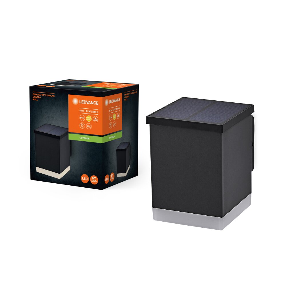 LEDVANCE Endura Solarleuchte Grau, 1-flammig main product photo