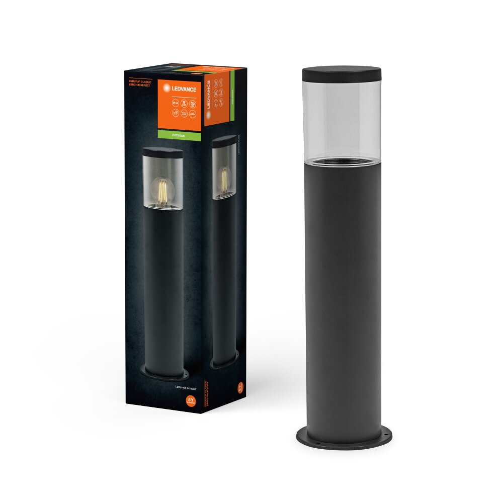 LEDVANCE Endura Wandleuchte Grau, 1-flammig main product photo