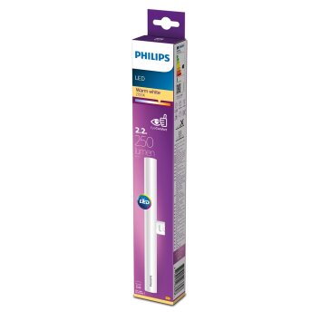 Philips S14S LED-Röhrenleuchtmittel Röhrenform Warmweiß 2700 Kelvin 250 Lumen 2,2 Watt