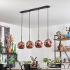 Ripoll Pendelleuchte Glas 20cm Kupferfarben, 4-flammig