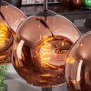 Ripoll Pendelleuchte Glas 20cm Kupferfarben, 4-flammig