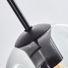 Ripoll Pendelleuchte Glas 15cm Schwarz, 4-flammig