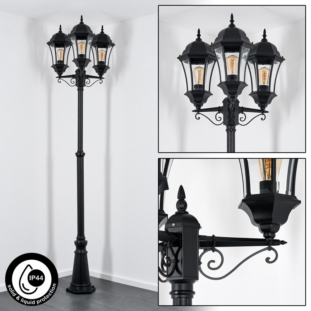Etoe Kandelaber Schwarz, 3-flammig main product photo